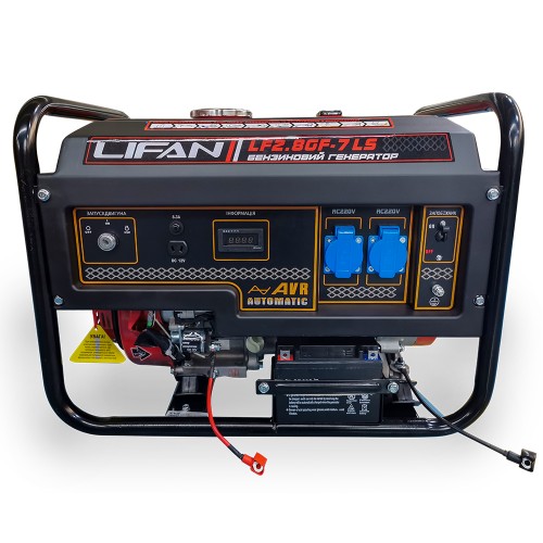 Генератор LF2.8GF-7. 2.8 кВт, електронний та ручний стартер
